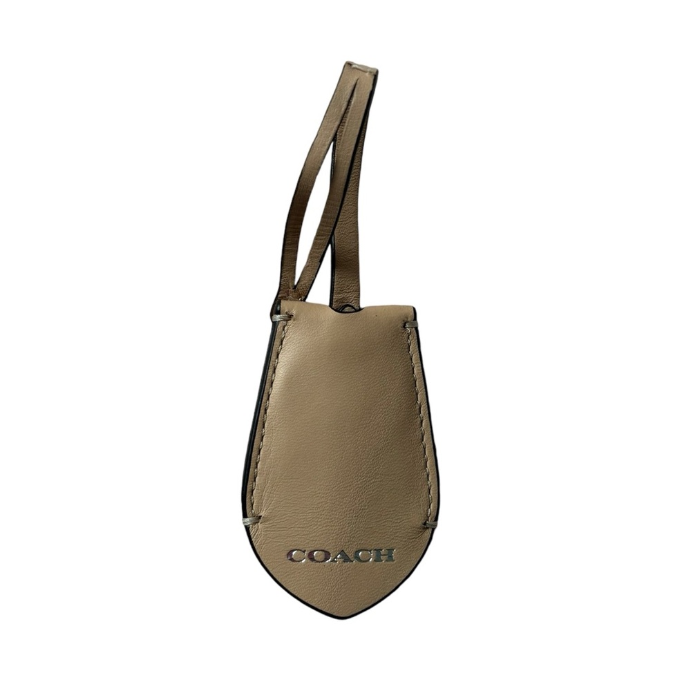 COACH leather bag 👜 key tag charm !
